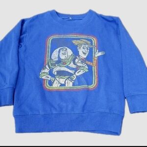 Toy Story Pixar Blue Sweatshirt Size: 4 Disney Shirt